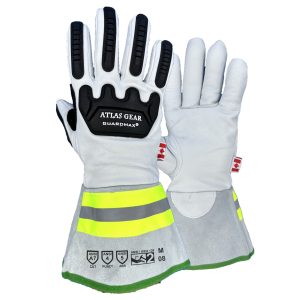 Atlas GuardMax® Leather Impact Gloves w/ Gauntlet Cuff