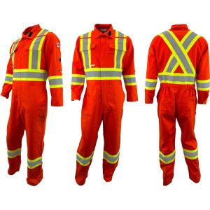 Atlas Poly/Cotton Non-FR 4” Hi Vis Coveralls