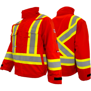 Orange Atlas Guardian FR/AR Bomber Jacket by Atlas Workwear - Style 21934OR