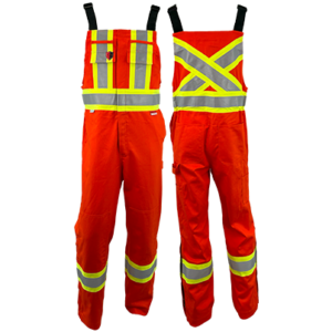 Atlas Guardian FR/AR Bibs w/4" Contrast Striping by Atlas Workwear - Style 3074OR
