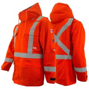 Atlas Guardian FR/AR Hi Vis Shell Jacket by Atlas Workwear - 21912OR