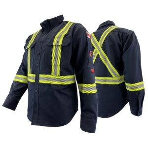 FR / Arc Flash Work Shirts w/Segmented Striping by Atlas Workwear - Style 404