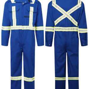 Nomex IIIA 6 oz Deluxe Coveralls By IFR Workwear - Style 109 - Royal Blue